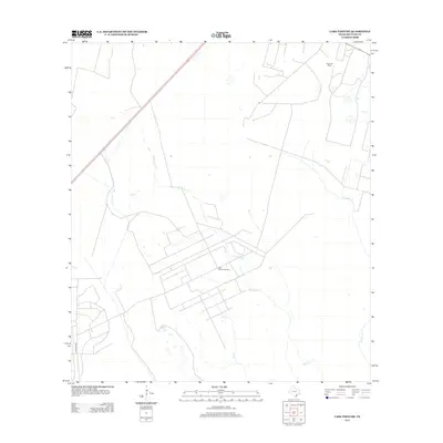 2013 Map of Lake Pasture, 2013 Print