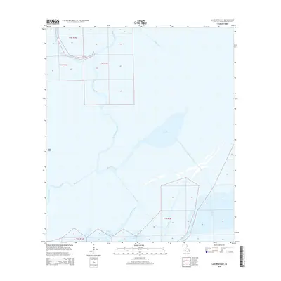 2015 Map of Lake Penchant, 2015 Print