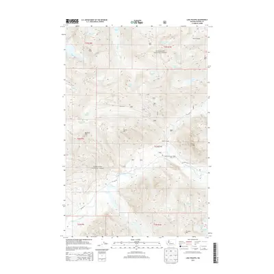 2014 Map of Lake Philippa, 2014 Print