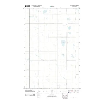 2011 Map of Lake Pickard, 2011 Print