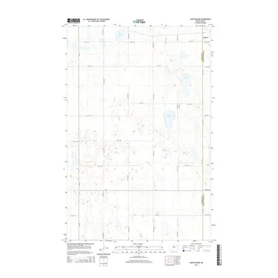 2014 Map of Lake Pickard, 2014 Print