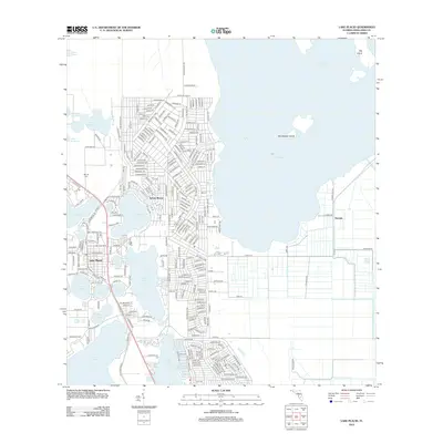 2012 Map of Lake Placid, 2012 Print