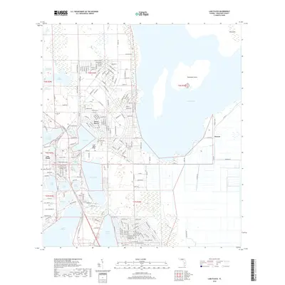 2018 Map of Lake Placid, 2018 Print