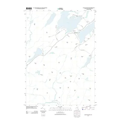 2013 Map of Lake Pleasant, 2013 Print