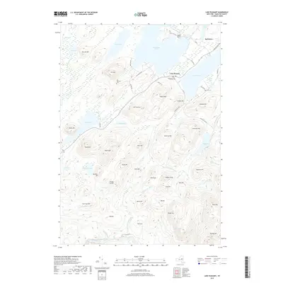 2019 Map of Lake Pleasant, 2019 Print