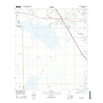 2015 Map of Lake Poinsett, 2015 Print