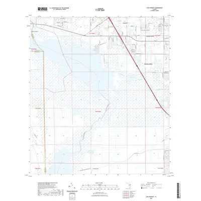 2021 Map of Lake Poinsett, 2021 Print