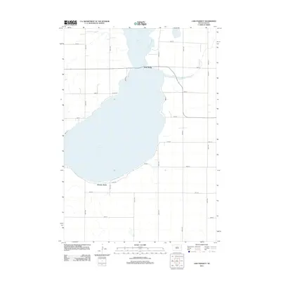2012 Map of Lake Poinsett, 2012 Print