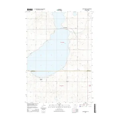 2015 Map of Lake Poinsett, 2015 Print