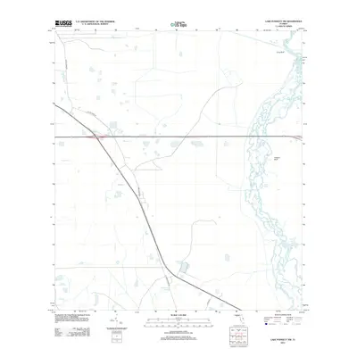 2012 Map of Lake Poinsett NW, 2012 Print