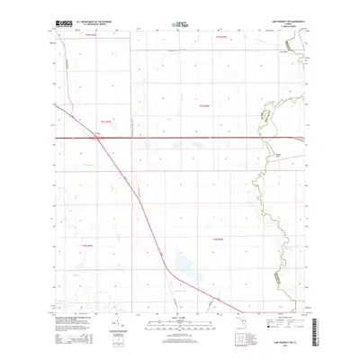 2015 Map of Lake Poinsett NW, 2015 Print