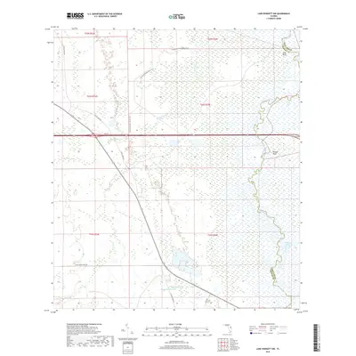 2018 Map of Lake Poinsett NW, 2018 Print