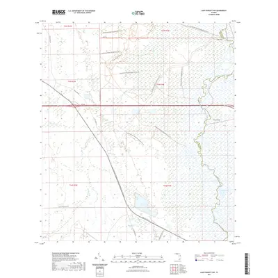 2021 Map of Lake Poinsett NW, 2021 Print