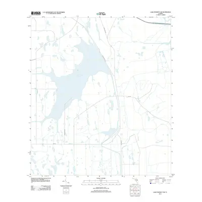 2012 Map of Lake Poinsett SW, 2012 Print