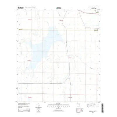 2015 Map of Lake Poinsett SW, 2015 Print