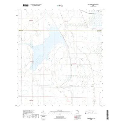 2018 Map of Lake Poinsett SW, 2018 Print
