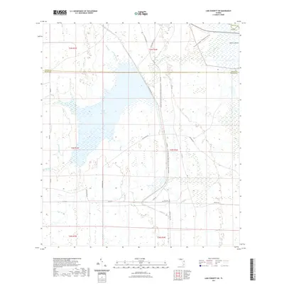 2021 Map of Lake Poinsett SW, 2021 Print