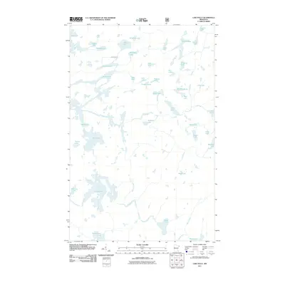 2011 Map of Lake Polly, 2011 Print