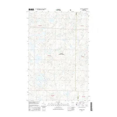 2016 Map of Lake Polly, 2016 Print