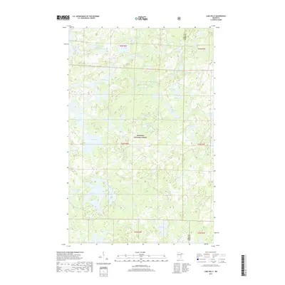 2019 Map of Lake Polly, 2019 Print