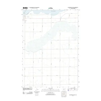 2012 Map of Lake Preston East, 2012 Print