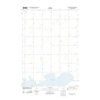 2012 Map of Lake Preston NE, 2012 Print