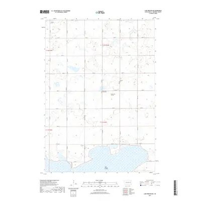2017 Map of Lake Preston NE, 2017 Print