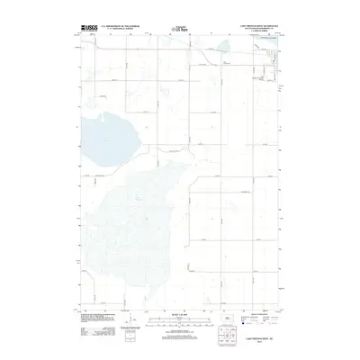 2012 Map of Lake Preston West, 2012 Print