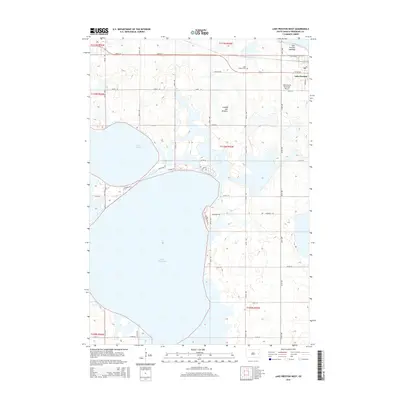 2015 Map of Lake Preston West, 2015 Print