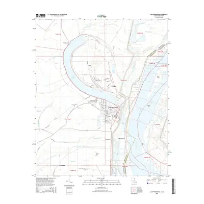 2015 Map of Lake Providence, 2015 Print