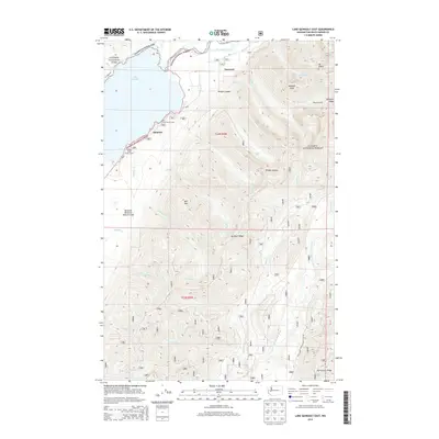 2014 Map of Lake Quinault East, 2014 Print