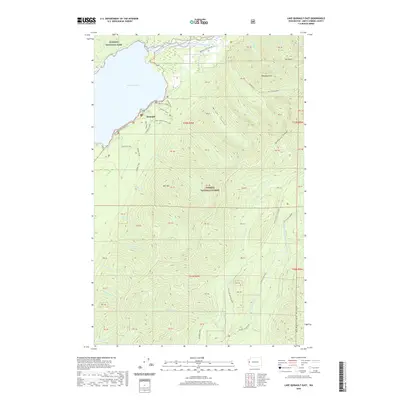 2020 Map of Lake Quinault East, 2020 Print