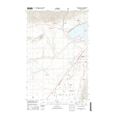 2014 Map of Lake Quinault West, 2014 Print