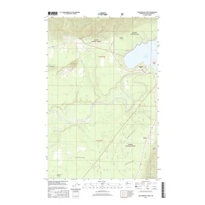 2017 Map of Lake Quinault West, 2017 Print