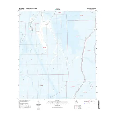 2015 Map of Lake Quitman, 2015 Print
