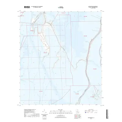 2018 Map of Lake Quitman, 2018 Print