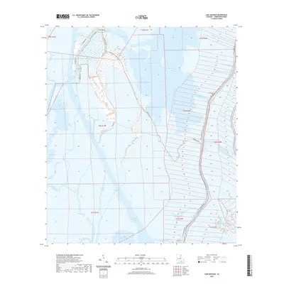 2020 Map of Lake Quitman, 2020 Print
