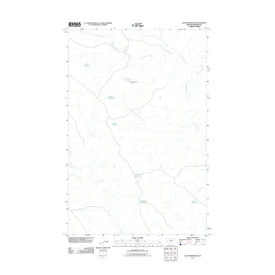 2011 Map of Lake Reservoir, 2011 Print