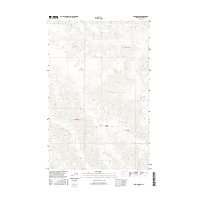 2017 Map of Lake Reservoir, 2017 Print