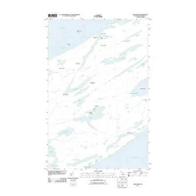 2011 Map of Lake Richie, 2011 Print