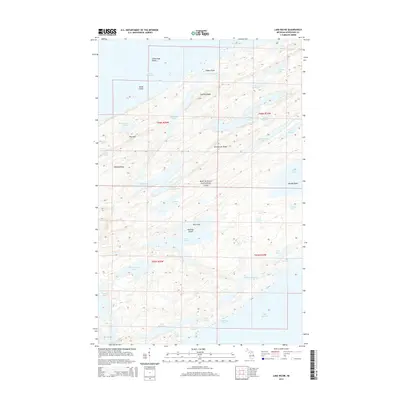 2014 Map of Lake Richie, 2014 Print