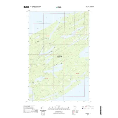 2019 Map of Lake Richie, 2019 Print