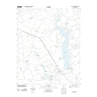 2011 Map of Lake Robinson, 2011 Print