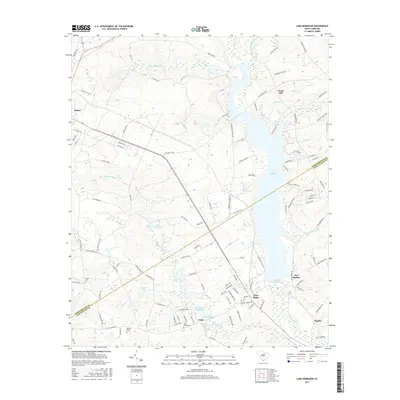 2017 Map of Lake Robinson, 2017 Print