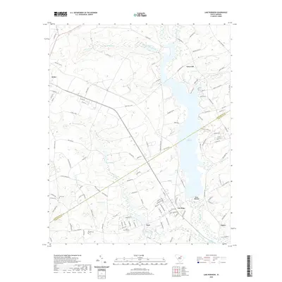 2020 Map of Lake Robinson, 2020 Print