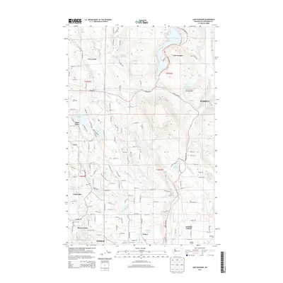 2014 Map of Lake Roesiger, 2014 Print