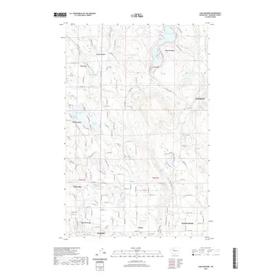 2020 Map of Lake Roesiger, 2020 Print