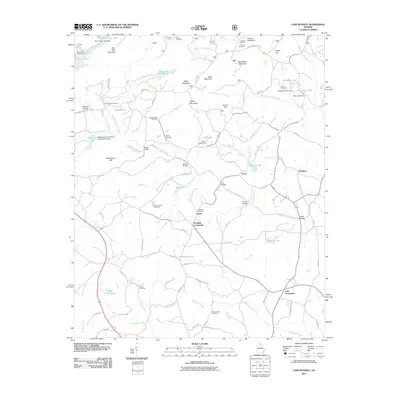 2011 Map of Lake Russell, 2011 Print