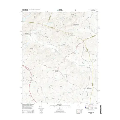 2014 Map of Lake Russell, 2014 Print