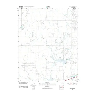 2010 Map of Lake Sahoma, 2010 Print